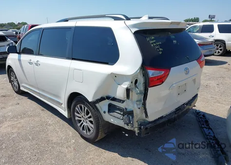 2019 Toyota Sienna Xle 8 Passenger z USA, uszkodzony, nr VIN 5TDYZ3DC4KS008620